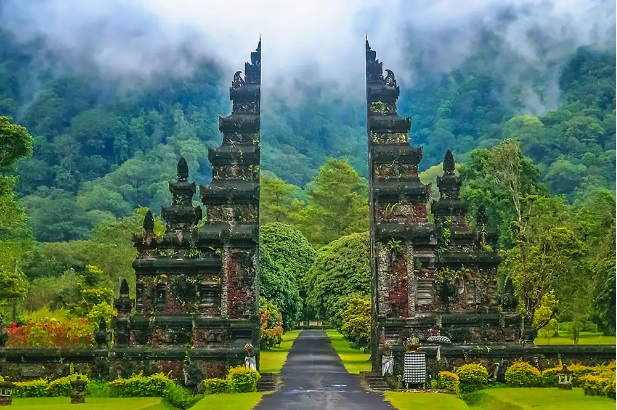 Gates to Hindu Temple, Bali