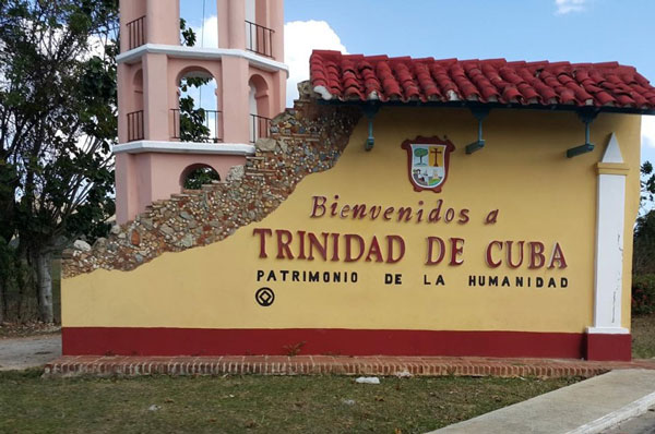 Entrada de Trinidad de Cuba