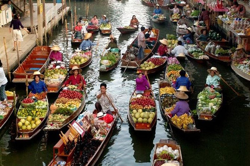 Mercado Flotante de Damnoen Saduak