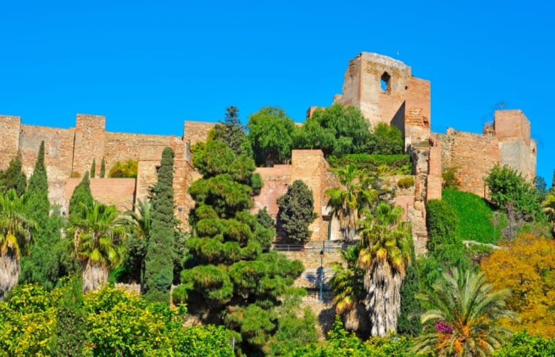 La Alcazaba y el Castillo de Gibralfaro