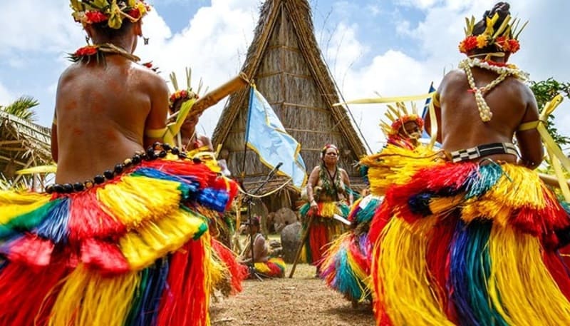 Las festividades en Micronesia