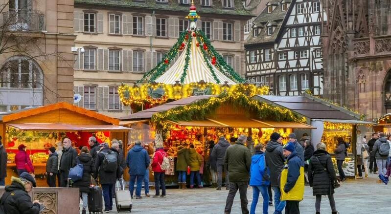 Mercado de Navidad de Estrasburgo, Francia