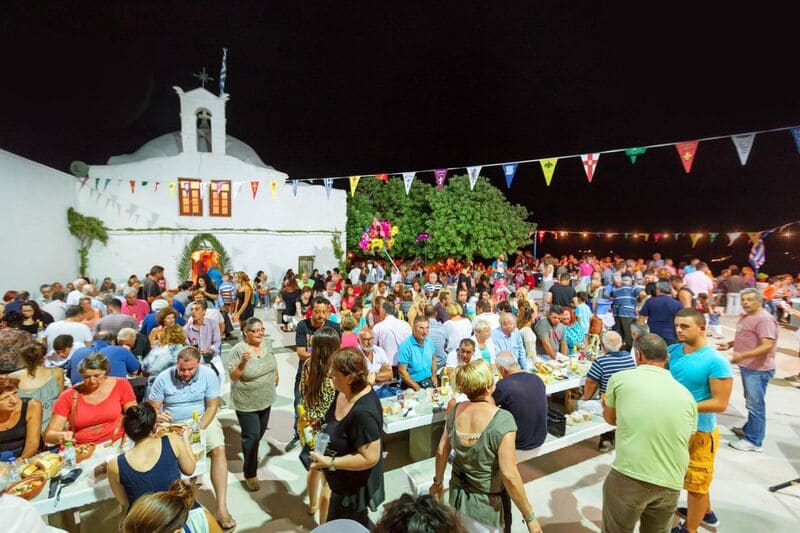 festivales Santorini